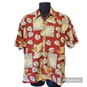 Pierre Cardin tropical shirt men's medium